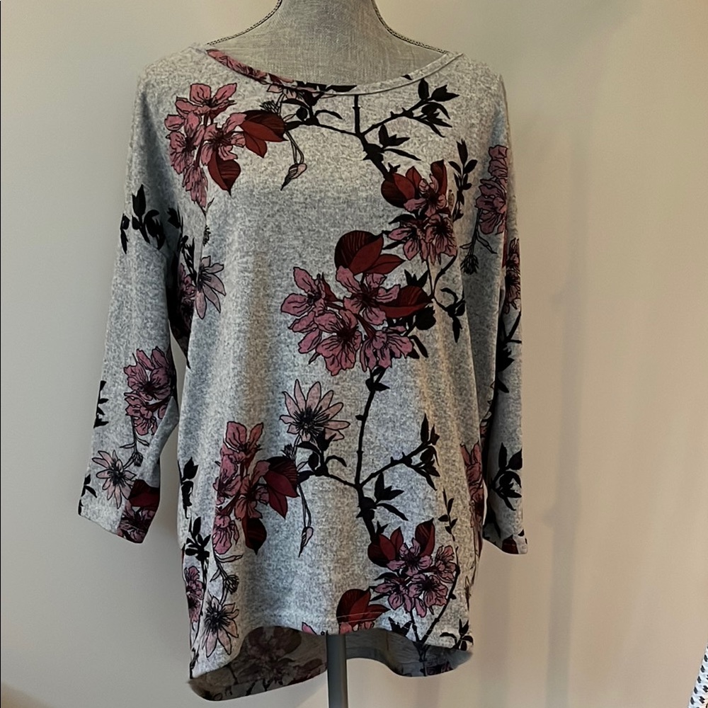 Only Print Gray tunic